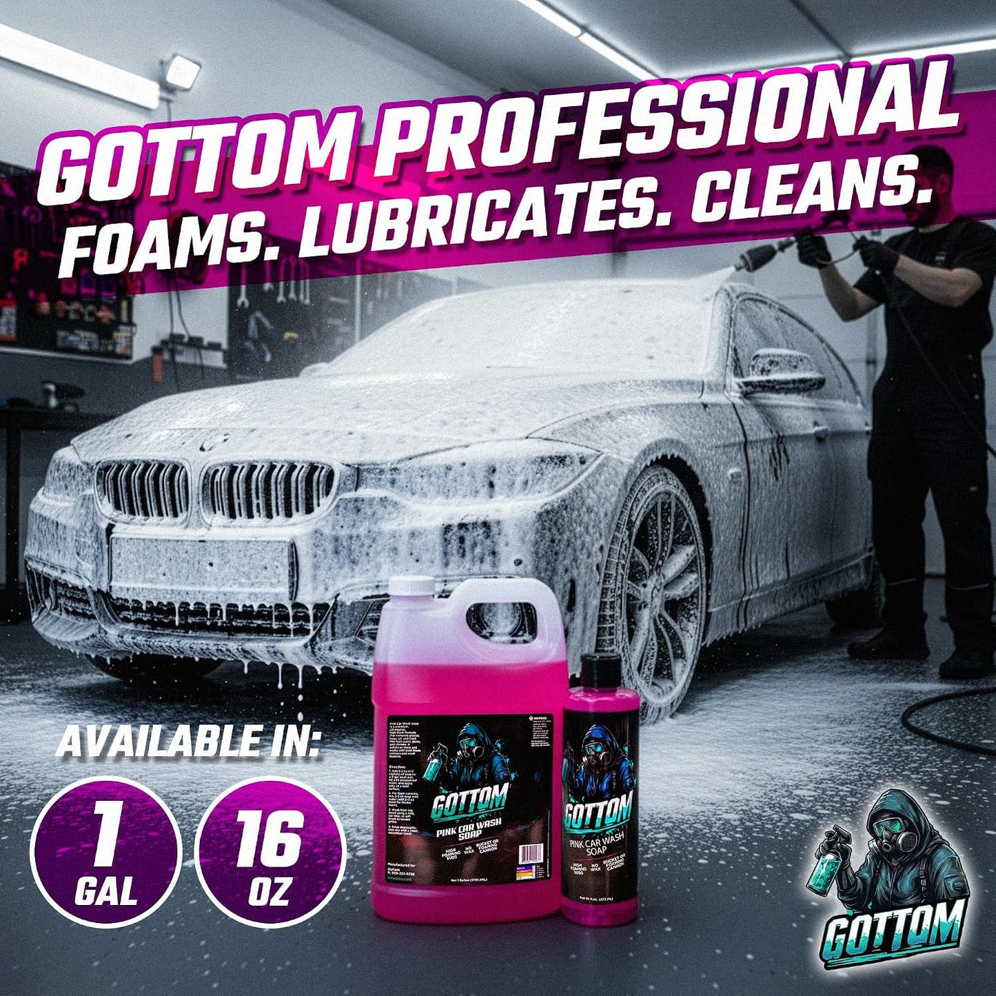 Gottom - Pink Car Wash Soap