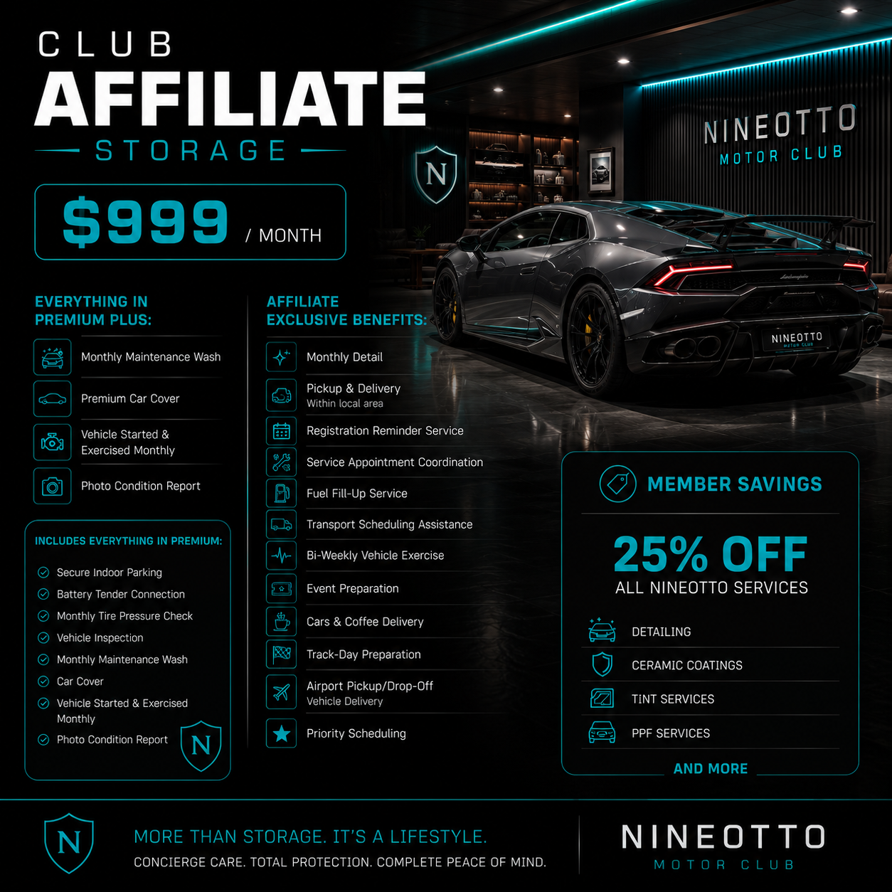 Club Affilate Storage