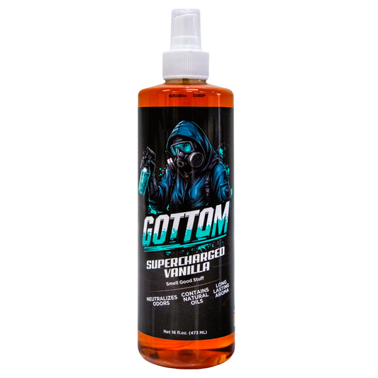 Gottom - Supercharged Vanilla - 16 oz - Smell Good Stuff - Premium Air Freshener and Odor Eliminator, Long-Lasting Scent, Great for Cars, Trucks, SUVs, RVs & More