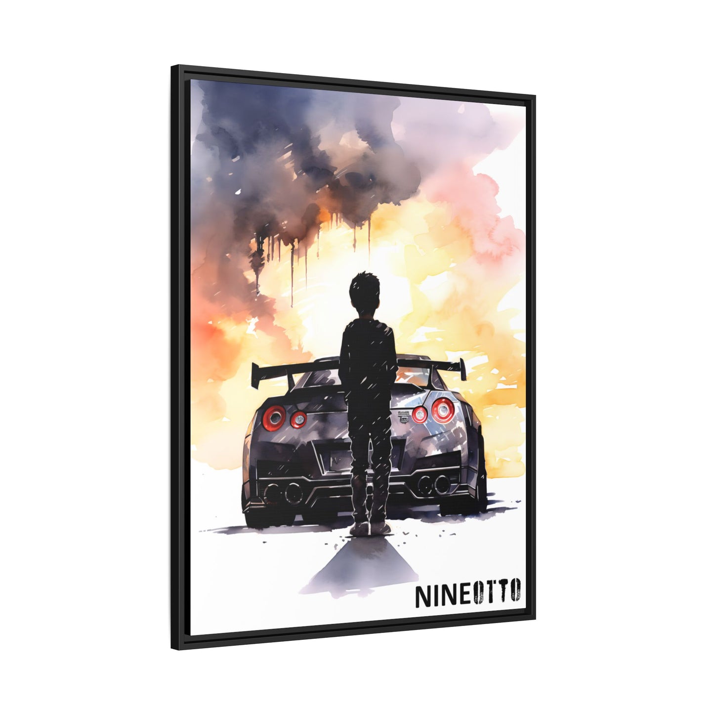 First Love - Art Print - Matte Canvas, Black Frame