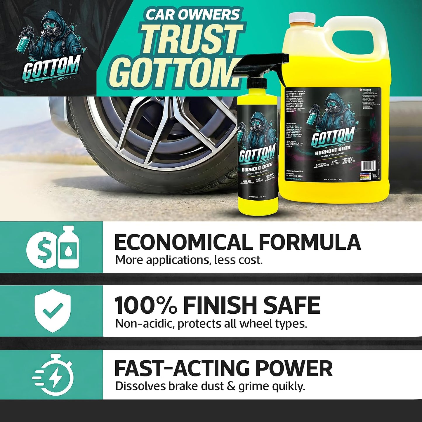 Gottom - Wheel & Tire Cleaner