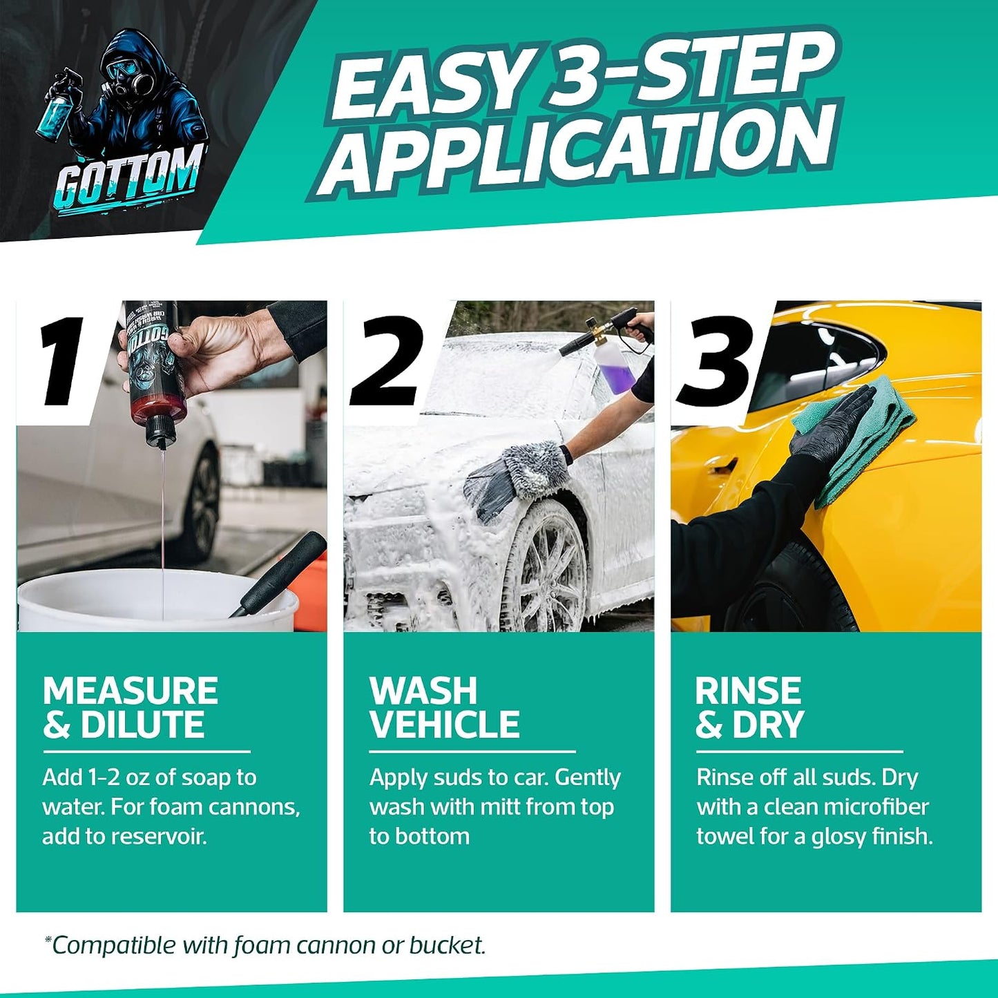 Gottom - Wash & Wax Car Wash Soap