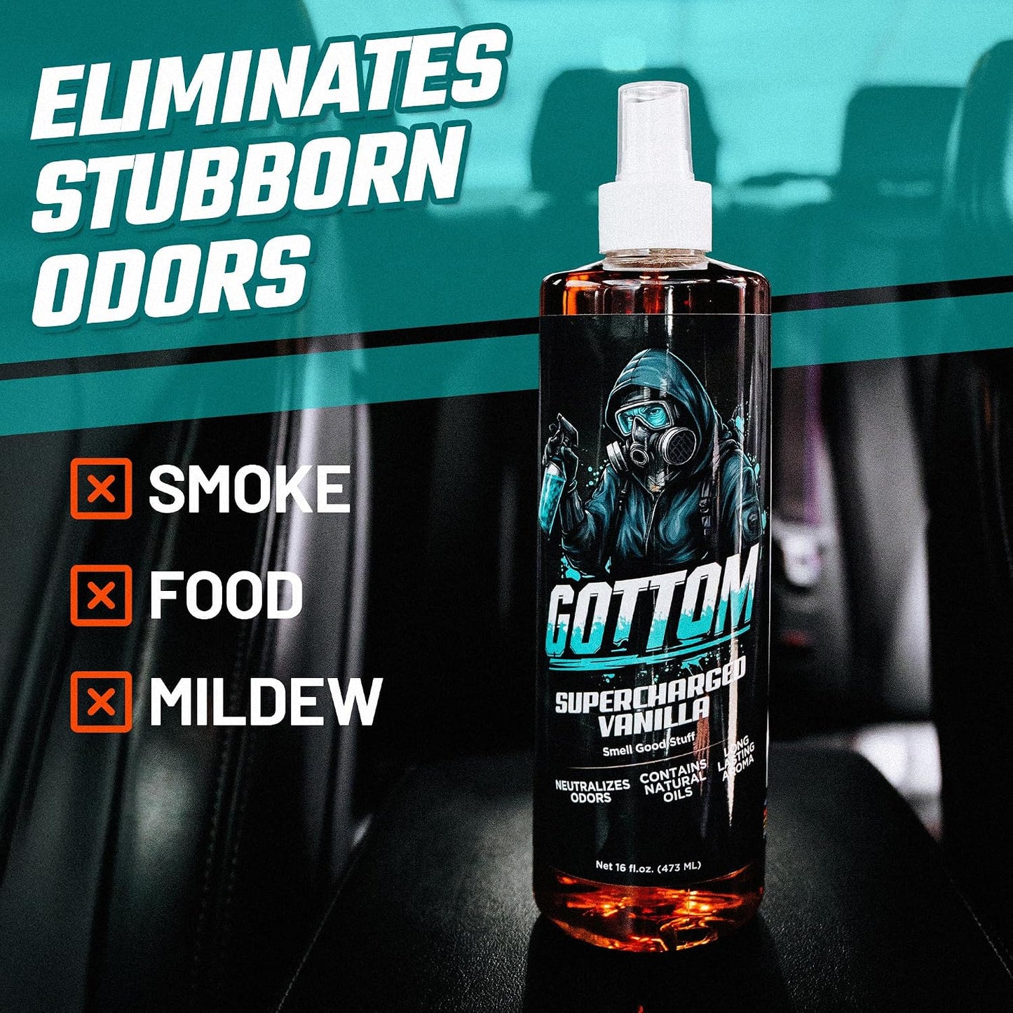 Gottom - Supercharged Vanilla - Premium Air Freshener -16oz