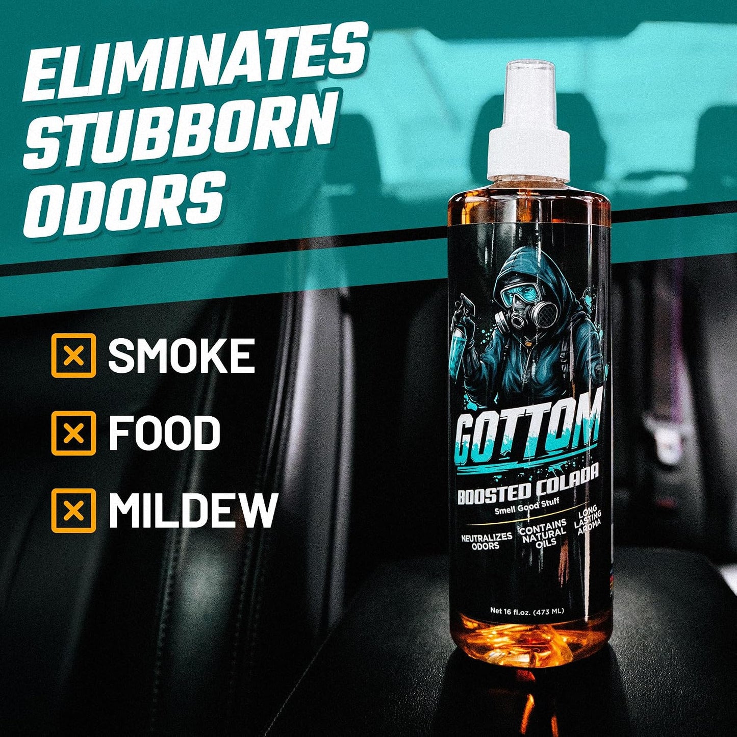 Gottom - Boosted Colada - Premium Air Freshener - 16oz