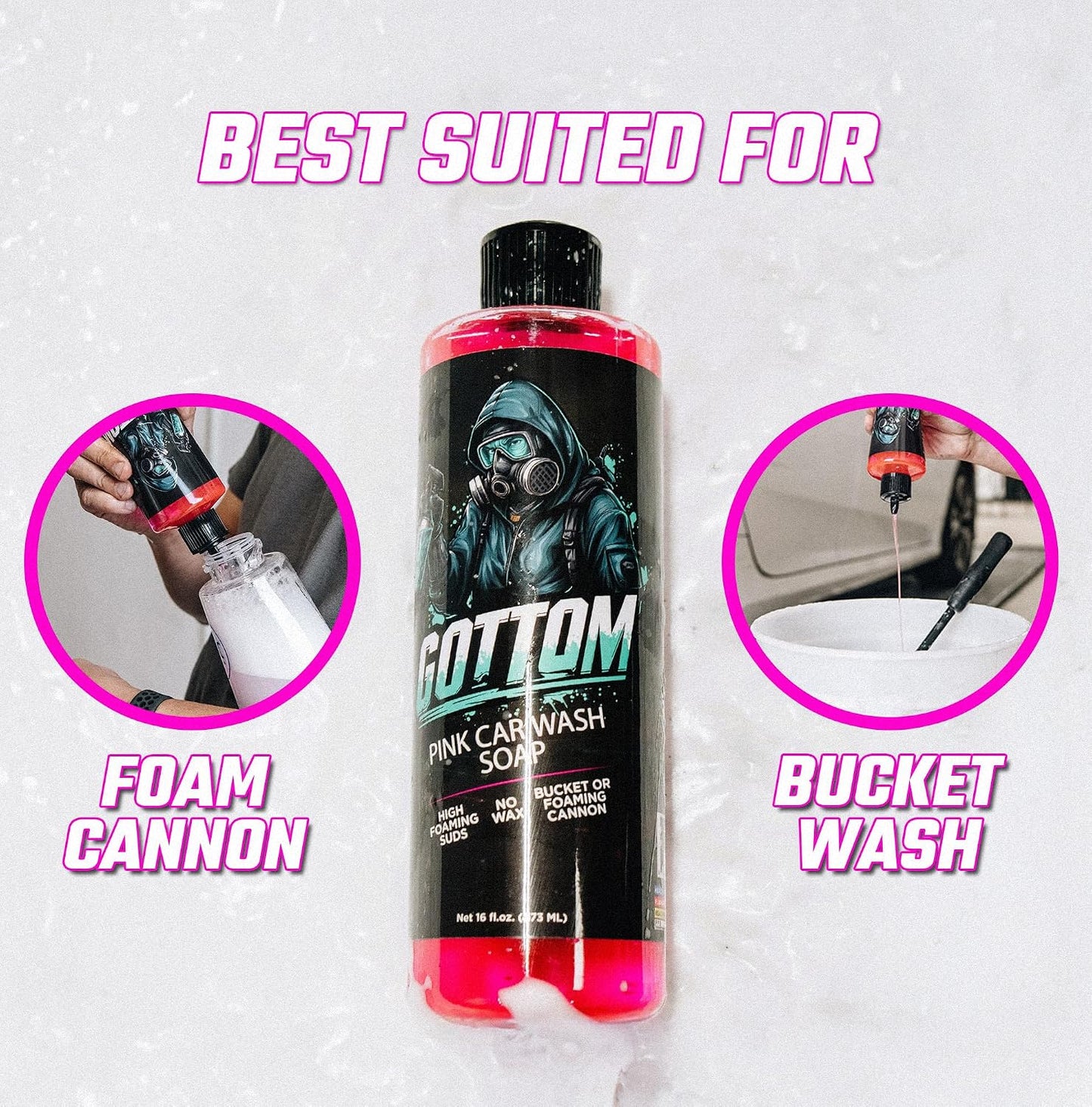 Gottom - Pink Car Wash Soap