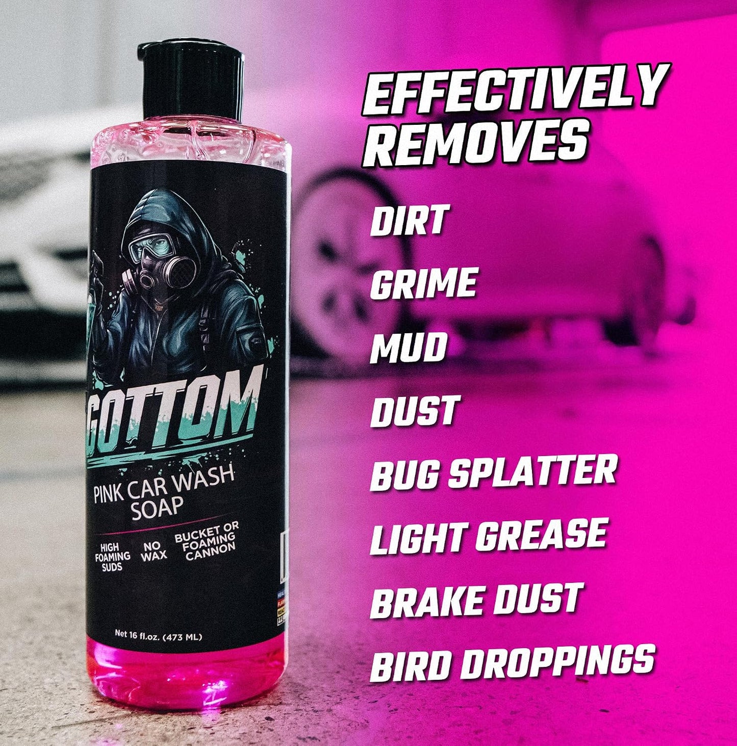 Gottom - Pink Car Wash Soap