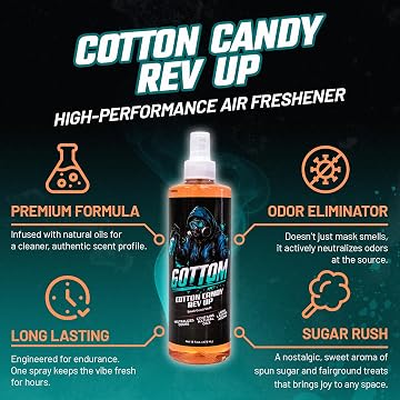 Gottom - Cotton Candy Rev Up - Premium Air Freshener - 16oz