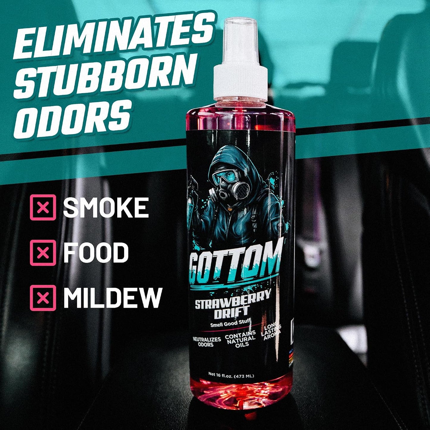 Gottom - Strawberry Drift - Premium Air Freshener - 16oz