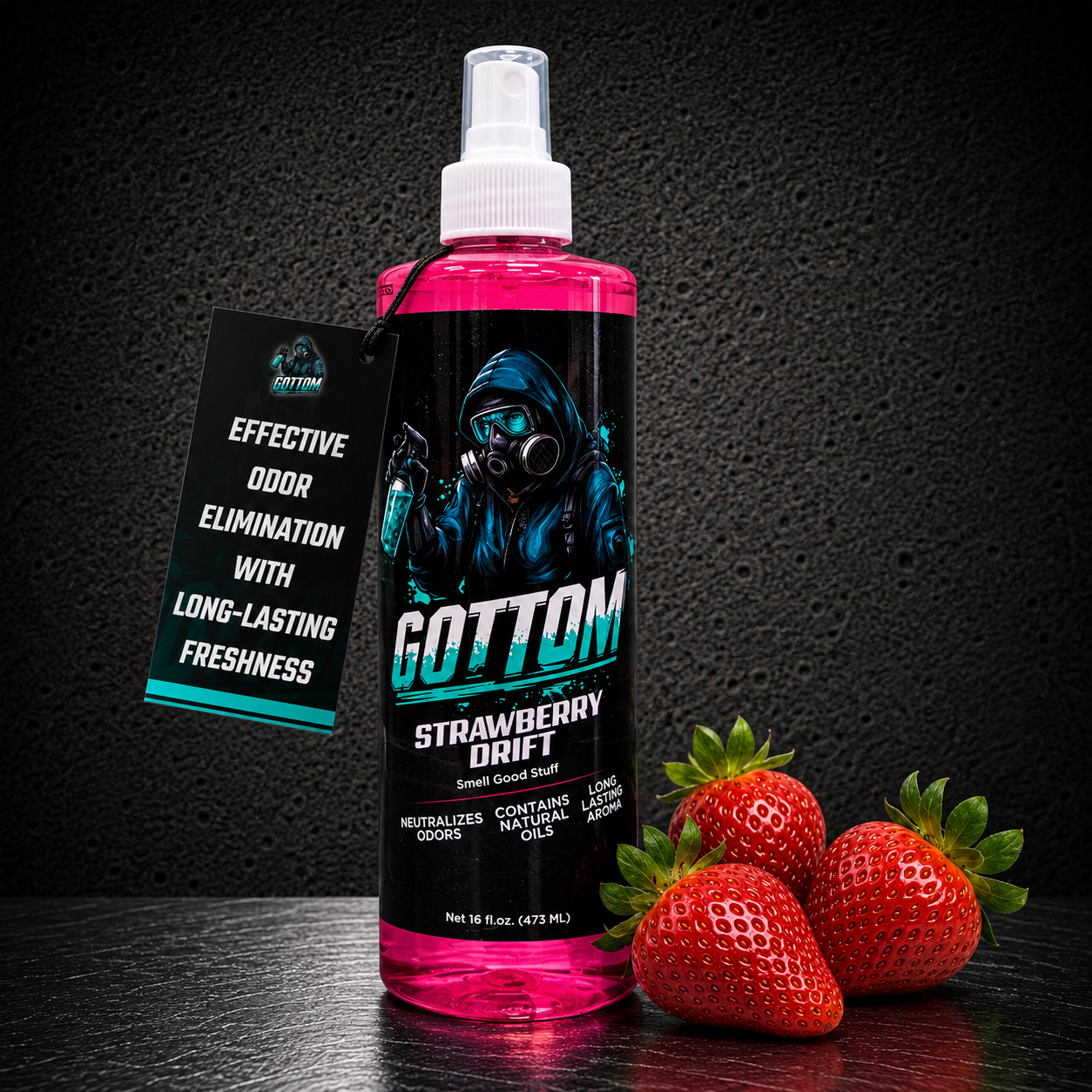 Gottom - Strawberry Drift - Premium Air Freshener - 16oz