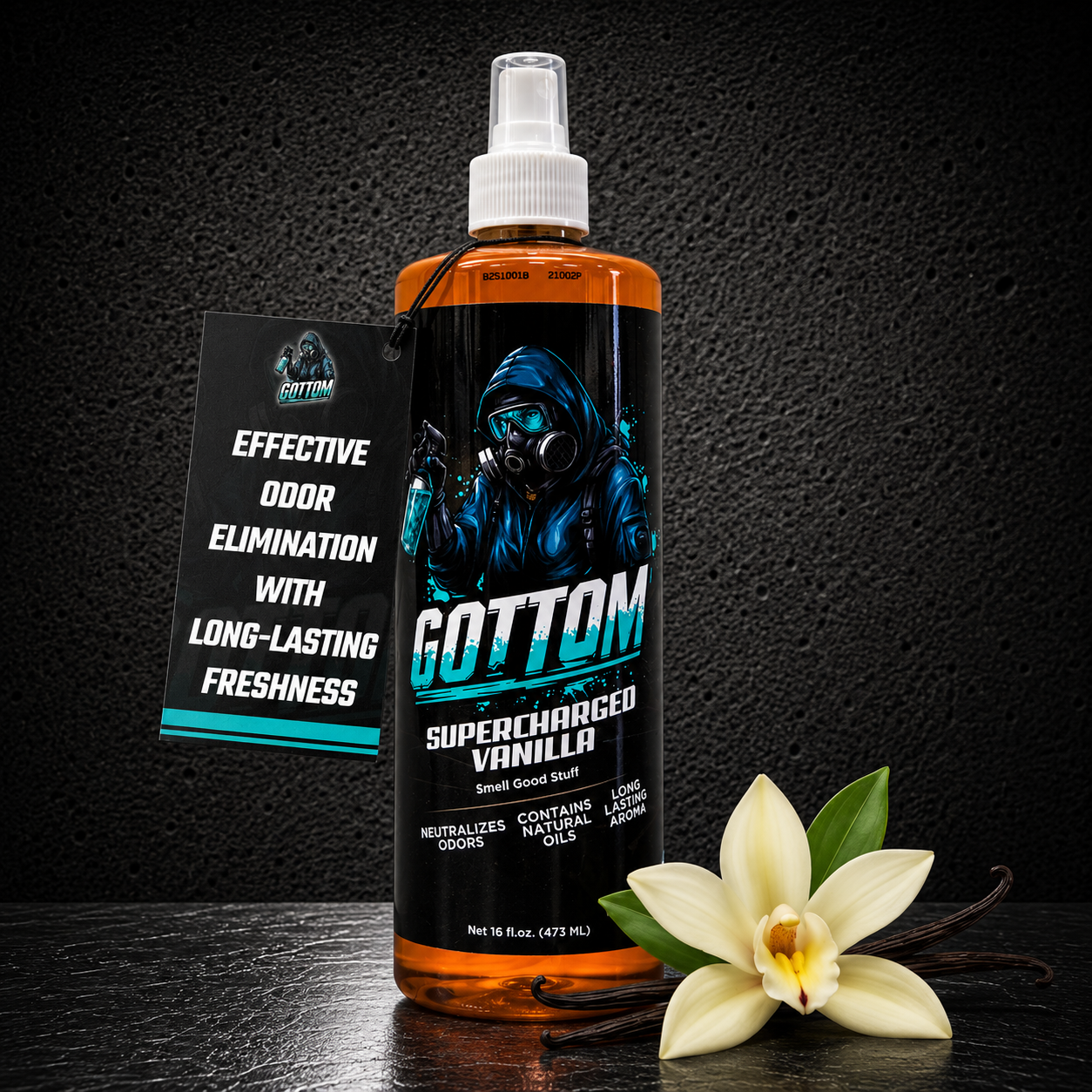 Gottom - Supercharged Vanilla - Premium Air Freshener -16oz