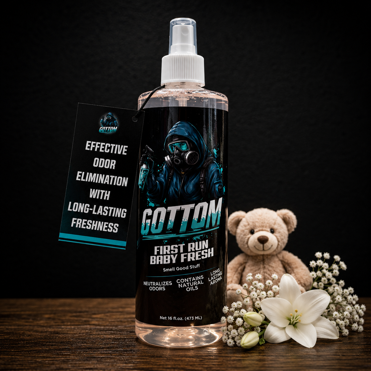 Gottom - First Run Baby Fresh - Premium Air Freshener - 16oz