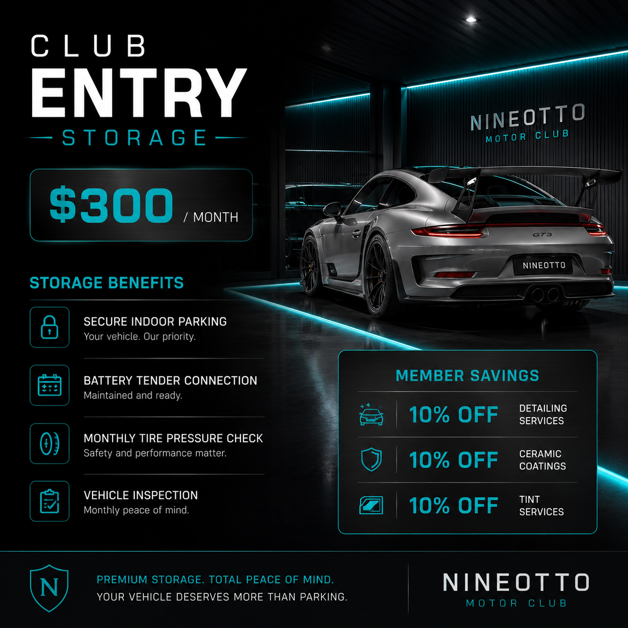 Club Entry Storage