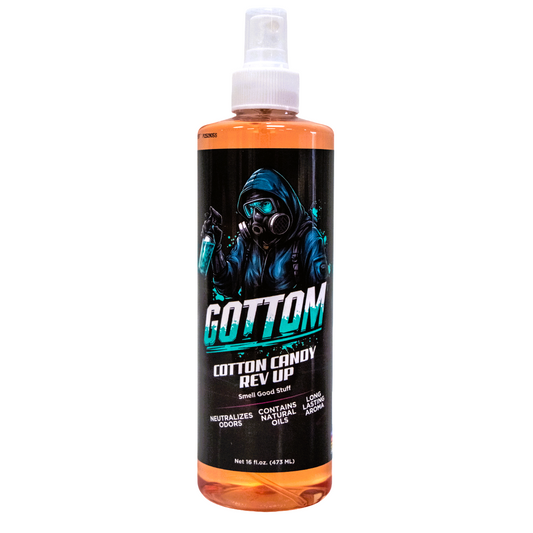 Gottom - Cotton Candy Rev Up - 16 oz - Smell Good Stuff - Premium Air Freshener and Odor Eliminator, Long-Lasting Scent, Great for Cars, Trucks, SUVs, RVs & More