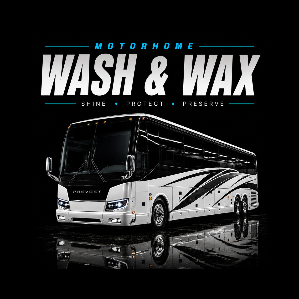 Motorhome (Class A/B/C) - Wash and Wax