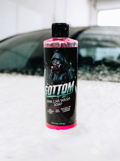 Gottom - Pink Car Wash Soap - 1 Gallon (128 oz)